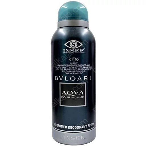 اسپری بدن اکو ترکیه ecco آکوا بلگاری - مردانه BVLGARI 200ml