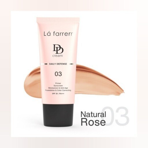 دی دی کرم لافارر شماره 3 رنگ رز طبیعی دارای spf 30 کاور فوق العاده بالا