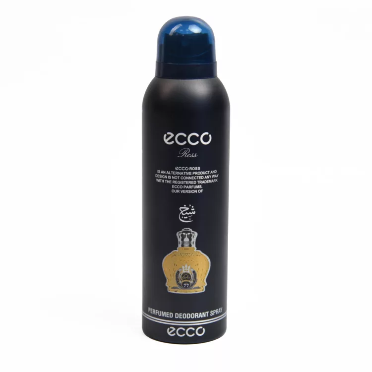 اسپری بدن مردانه اکو رز ecco ross مدل شیخ کلاسیک 77