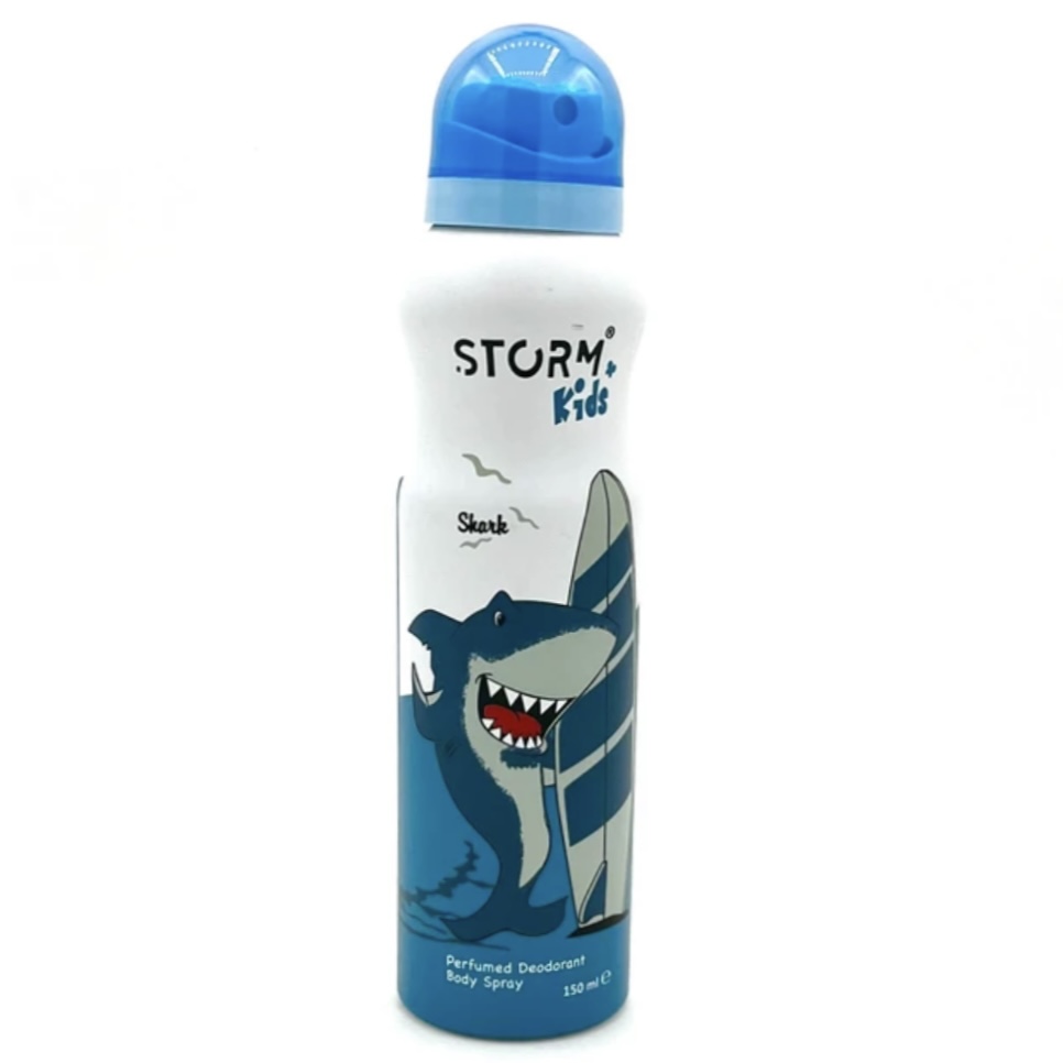 اسپری بدن بچگانه اورجینال رایحه Shark برند Storm