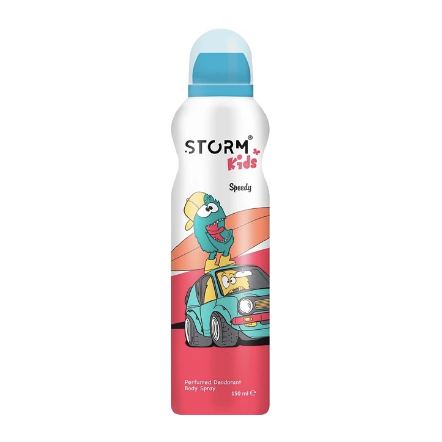 اسپری بدن بچگانه اورجینال رایحه Speedy برند Storm
